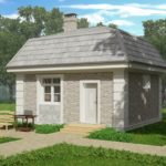 Проекты бань из пеноблоков: особенности планировки и строительства